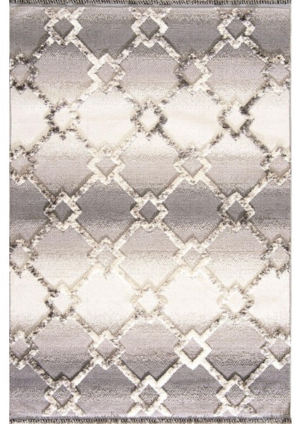 Aspendos 2203 Gri Koridor Halısı Kesme Yolluk Mutfak Halısı Modern Salon halısı