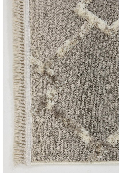 Aspendos 2203 Gri Koridor Halısı Kesme Yolluk Mutfak Halısı Modern Salon halısı fırsatları