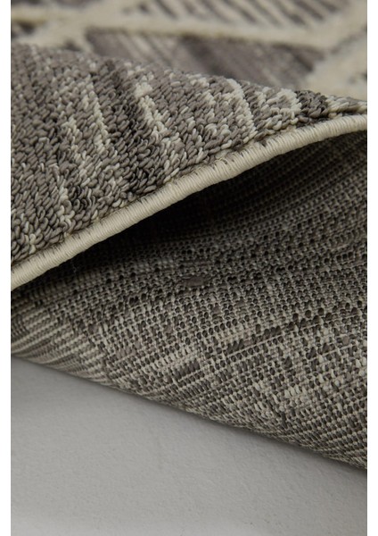 Aspendos 2206 Gri Koridor Halısı Kesme Yolluk Mutfak Halısı Modern Salon halısı fırsatları