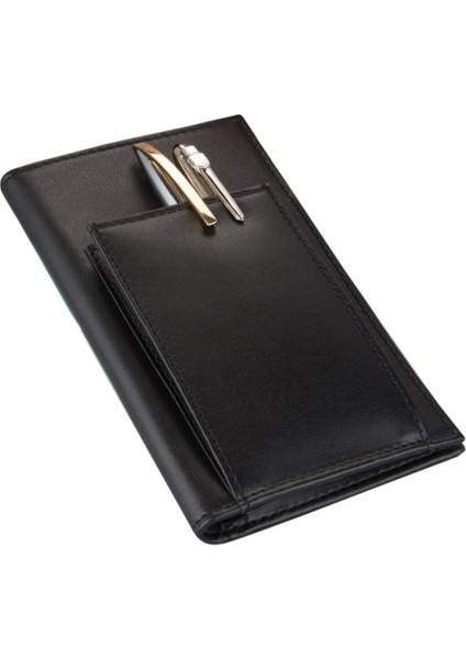 Deri Kalemlik Notluk Cüzdan Telefon Cepli Note Pad Wallet And Phone Pocet Vegan 11X17,5 cm