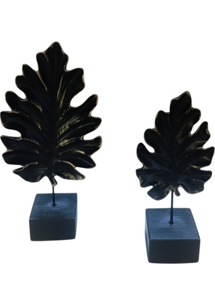 (15 cm -31 cm )-(10 cm -24 cm ) Ebatlarında Kırılmaz 2 Li Çınar Yaprağı Biblosu
