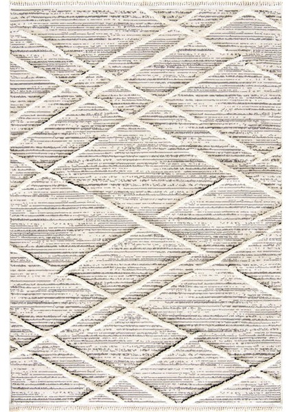 Aspendos 2204 Gri Koridor Halısı Kesme Yolluk Mutfak Halısı Modern Salon halısı