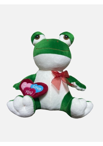 Peluş Kalpli Kurbağa