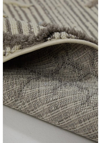 Aspendos 2205 Gri Koridor Halısı Kesme Yolluk Mutfak Halısı Modern Salon halısı fiyatları