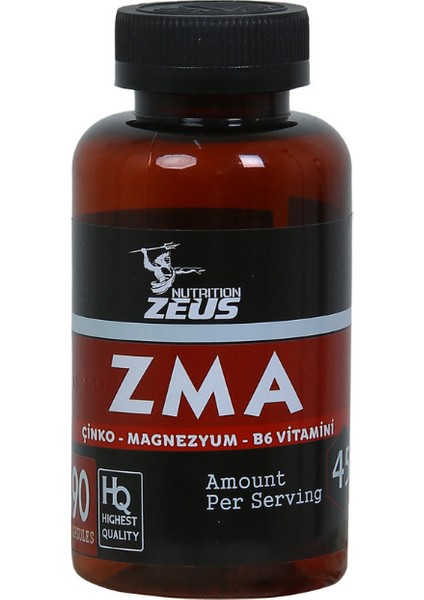 ZMA 90 Kapsül Çinko - Magnezyum - B6 Vitamini