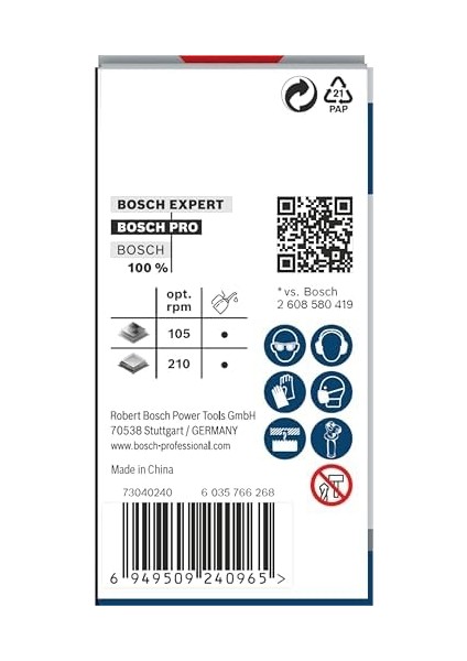 1 x Pro Sheet Metal Power Change Plus Delik Testeresi (Paslanmaz Çelik Saclar, Çelik Saclar, Ø 41 Mm, Profesyonel Aksesuar Matkap/tornavida Için)