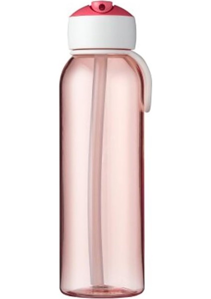 - Pipetli Içecek Şişesi Campus Flip-Up 500 ml Pembe - Çocuklar Için Pipetli Su Şişesi - Gazlı Asitlere Uygundur - Sızdırmaz