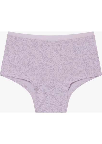 Kız Çocuk Floral Çok Renkli 2li Boxer