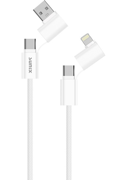 4in1 Şarj Kablosu Ip-13
