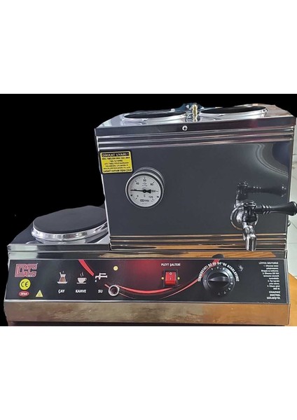 40 Lık Pleytli Çay Kazanı/elektrikli (31 Lt) Gri / Tek Ebat