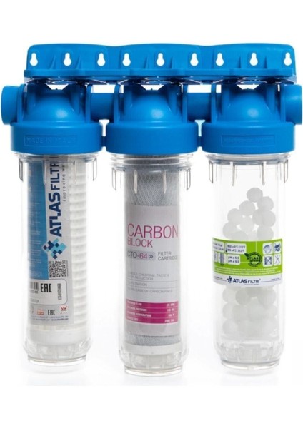 Daire Girişi Su Arıtma Cihazı Made In Italy 3/4" Giriş Çapı