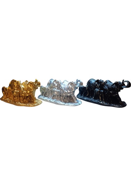 12 cm -22 cm Ebatlarında Kırılmaz Polyester,fil Biblo