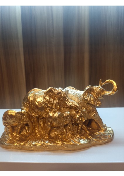 12 cm -22 cm Ebatlarında Kırılmaz Polyester,fil Biblo
