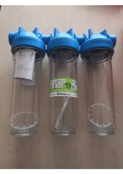 - 3´lü Boş Filtre Kabı