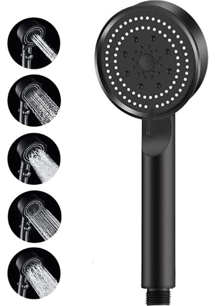 Menashop Turbo Duş Başlığı, Yüksek Basınçlı El Duşu, 5 Fonksiyonlu Duş Başlığı Kaliteli Malzeme