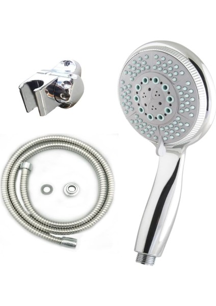 Grande 5 Fonksiyonlu Duş Seti, Mafsallı Duş Takımı, Tepe Duş Seti, Banyo Duş Başlığı Takımı Paslanmaz