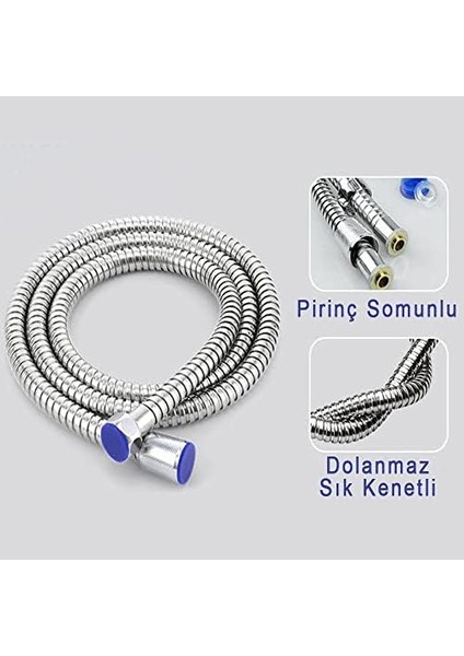 Grande 5 Fonksiyonlu Duş Seti, Mafsallı Duş Takımı, Tepe Duş Seti, Banyo Duş Başlığı Takımı Paslanmaz modelleri