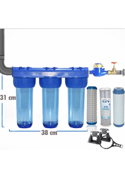 Daire Girişi Su Arıtma Cihazı Çamur Önleyici