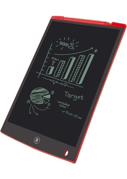 Büyük Boy Dijital Çok Amaçlı Yazı Tahtası Grafik Çizim Çocuk Eğitim Tableti LCD Ekran Kalemli 12 Inc