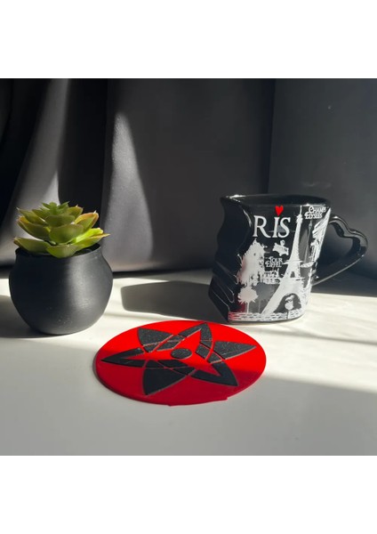 2'li Naruto 'sasuke Eternal Mangekyo Sharingan' Bardak Altlığı fiyatları