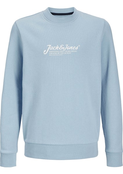 Jjbeau Crew Neck Jnr Mavi Erkek Çocuk Sweatshirt