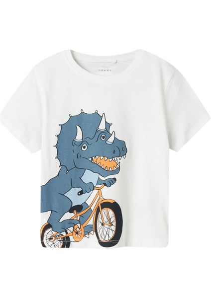 Name It Nmmvılasse Ss Nreg Top Beyaz Erkek Çocuk Kısa Kol T-Shirt