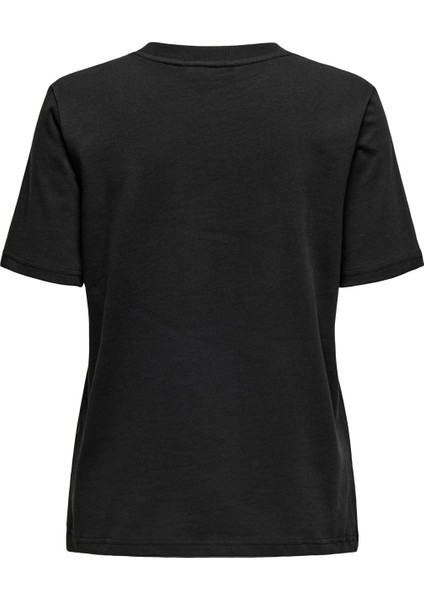Onlmonja S/s Tee Jrs Noos Siyah Kadın Kısa Kol T-Shirt indirimleri