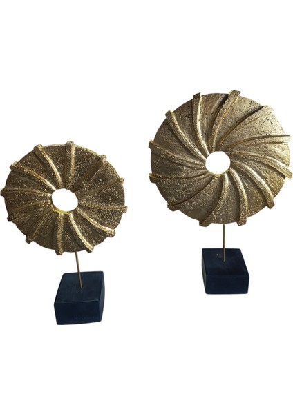(31 cm -36 cm BOYUNDA)-(19 cm -23 cm Çapında) Kırılmaz Polyester,halka Pervane Figürlü Biblo indirimleri