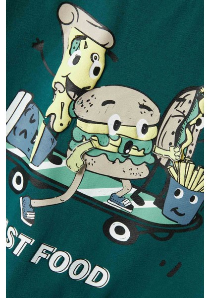 NMMDELLAN NREG SS TOP BOX Yeşil Erkek Çocuk Kısa Kol T-Shirt modelleri