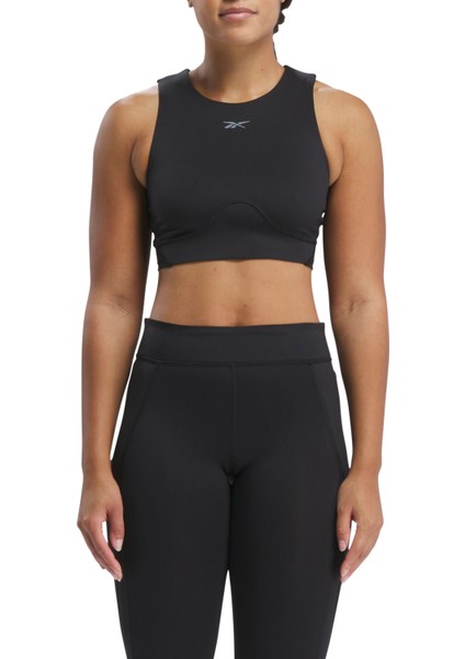 Lux Contour Crop Siyah Kadın Bra