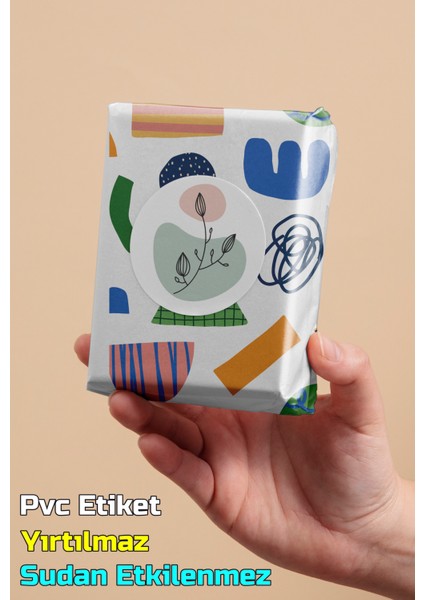 Ambalaj Paketleme Etiketi Model 381 (100 Adet 3 cm)