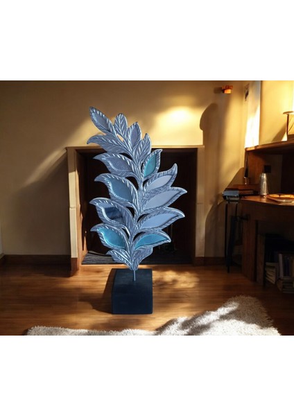 18 cm -35 cm LIK Ebatlarda Kırılmaz Polyester,yaprak Desenli Aynalı Kaideli Biblo fiyatları