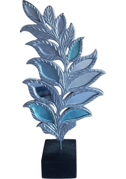 18 cm -35 cm LIK Ebatlarda Kırılmaz Polyester,yaprak Desenli Aynalı Kaideli Biblo fırsatları