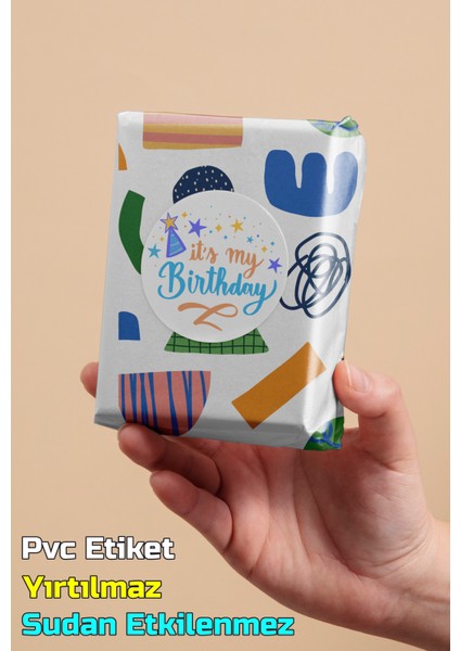 Ambalaj Paketleme Etiketi Model 424 (100 Adet 3 cm)
