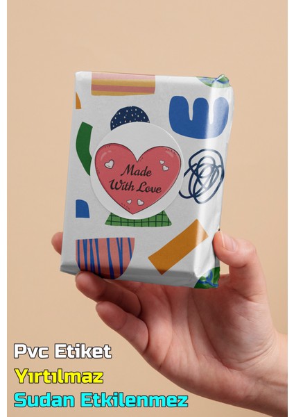 Ambalaj Paketleme Etiketi Model 467 (100 Adet 3 cm)
