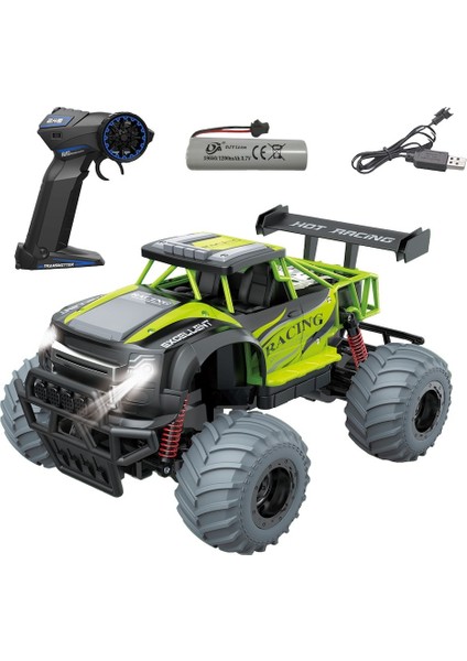 Uzaktan Kumandalı Full Fonksiyon 1:14 Şarjlı 2.4g Off-Road Araba Yeşil