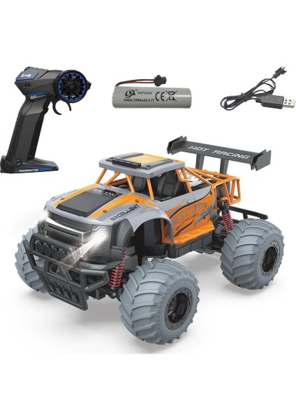 Uzaktan Kumandalı Full Fonksiyon 1:14 Şarjlı 2.4g Off-Road Araba Turuncu