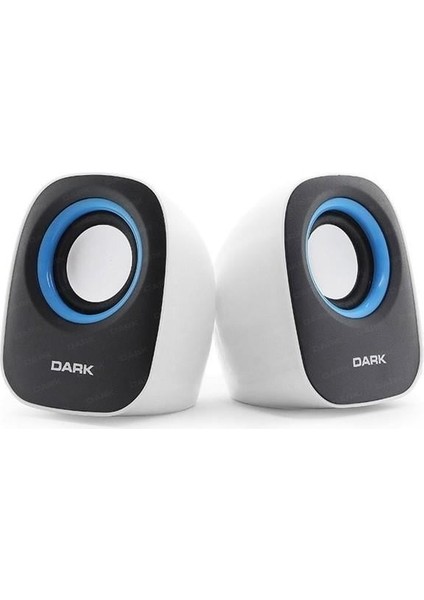 DK-AC-SP100 1+1 6W Siyah-Beyaz Hoparlör