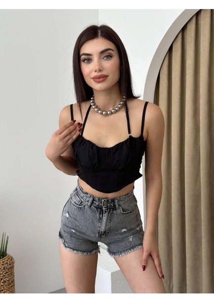 Elix Askılı Büstiyer Crop