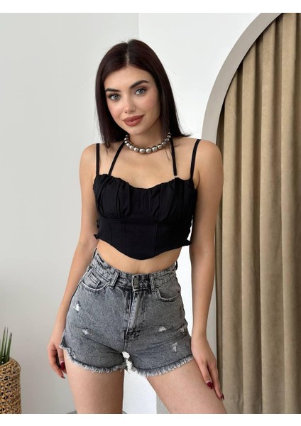 Elix Askılı Büstiyer Crop