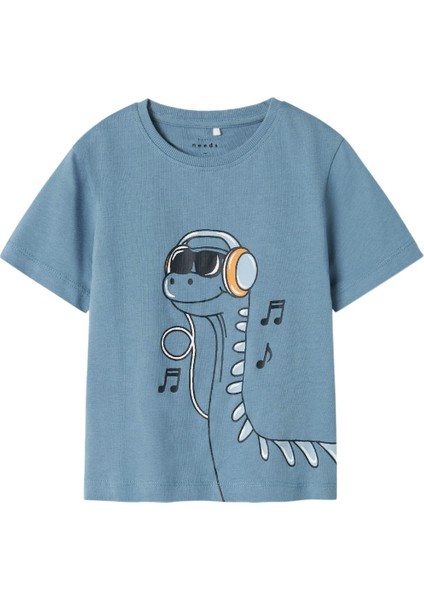 Nmmvılasse Ss Nreg Top Mavi Erkek Çocuk Kısa Kol T-Shirt