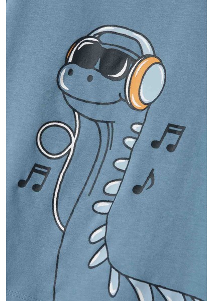 Nmmvılasse Ss Nreg Top Mavi Erkek Çocuk Kısa Kol T-Shirt