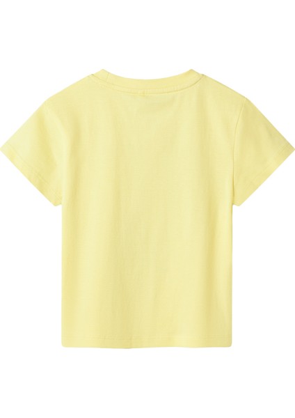 Nmmdellan Nreg Ss Top Box Sarı Erkek Çocuk Kısa Kol T-Shirt