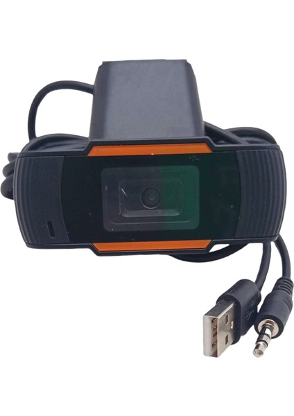 Full Hd Webcam HD1080P Mandallı USB - Aux Bilgisayar Kamerası - Mikrofon-Findit