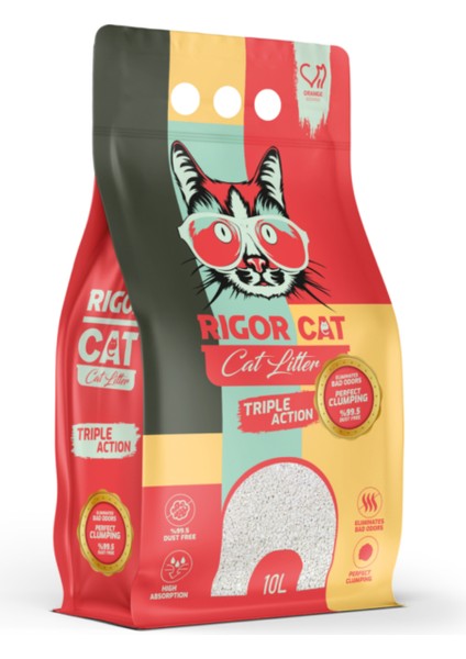 Portakal Kokulu Bentonit Kedi Kumu 10 Litre