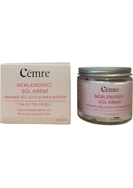 Nemlendirici Gül Kremi (Gül Suyu & Shea Butter)