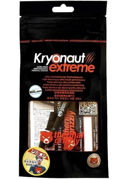 Kryonaut Extreme 2gr 14.2W Multilingual (Vpe 50) Yüksek Performanslı Termal Macun