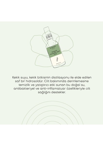 Kekik Suyu - Saf Hidrosol (100 ml) fırsatları
