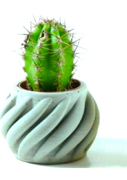 Spiral Saksı 9cm Silikon Kalıp K-658 modelleri