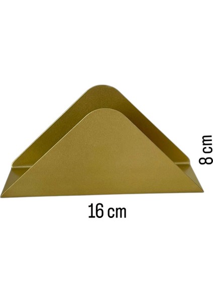 Peçetelik Metal Peçetelik Gold Peçetelik Masaüstü Peçetelik Üçgen Gold Peçetelik Altın Peçetelik indirimleri